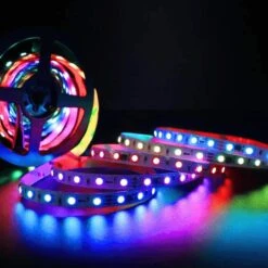 Digital Pixel RGB LED Strip 12V WS2811 Addressable 5050 60LED/m IP20 5 Metre 20 Digital Pixel RGB LED Strip 12V WS2811 Addressable 5050 60LED/m IP20 5 Metre -Atom Led addressablergbledstripws281112v