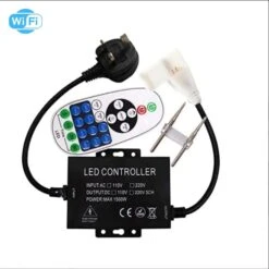 COB LED Strip 220V 240V WIFI Dimmer Controller With 23-Key RF Remote Control 1500W For Brightness Adjustment