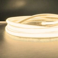 Warm White 3000K COB LED Strip 220V 240V 288 LEDs/m IP65 UK Plug -Atom Led cobledstripnaturalwhite220v240v 4