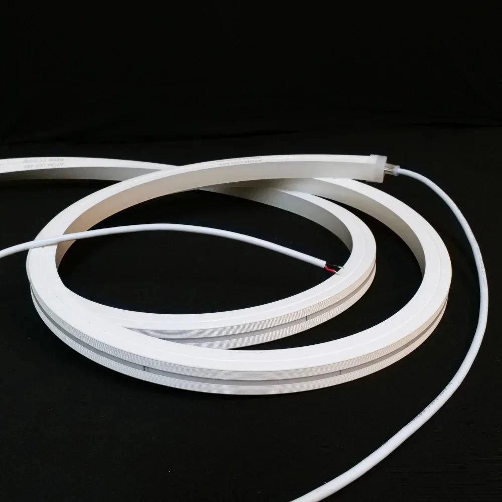Warm White Neon Flex 3000K 48V 16x16mm Top Bend IP67 Waterproof 50m - Image 7