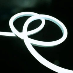 Cool White Neon Flex 14x25mm 220V 240V 120LEDs/m IP65 Waterproof With UK Plug -Atom Led cool white neon flex 14x25mm ip65 220v 240v 1