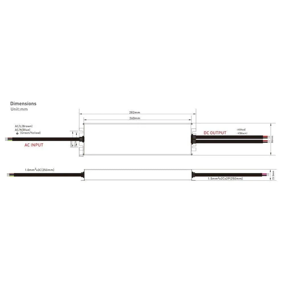 DC 24V 350W LED Power Supply Transformer IP67 Waterproof 4 DC 24V 350W LED Power Supply Transformer IP67 Waterproof - Image 2