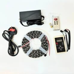 Digital Pixel RGB LED Strip 12V WS2811 Addressable 60LED/M 5 Metre IP65 5 Metre Kit -Atom Led digital rgb led strip ws2811 12v 60led 3