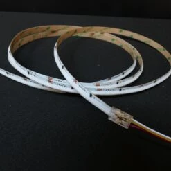 Digital Pixel RGBW (3000K) COB Strip 24V IP20 720 LEDs/m WS2814 10mm Wide -Atom Led digital pixel addressable rgb cob strip 24v ip20 10