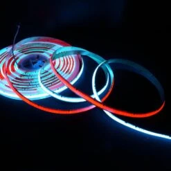 Digital Pixel RGBW (3000K) COB Strip 24V IP20 720 LEDs/m WS2814 10mm Wide -Atom Led digital pixel addressable rgb cob strip 24v ip20 7