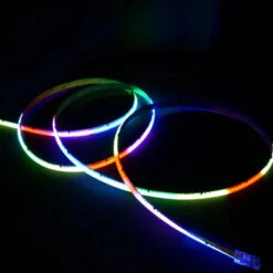 Digital Pixel RGBW (3000K) COB Strip 24V IP20 720 LEDs/m WS2814 10mm Wide -Atom Led digital pixel addressable rgb cob strip 24v ip20 8