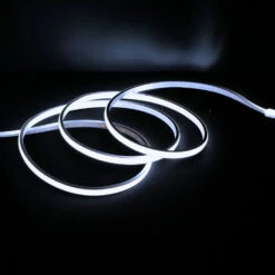 Cool White 6000K COB LED Strip 220V 240V 288 LEDs/m IP65 UK Plug -Atom Led extra long cob led strip 220v 240v 10 1