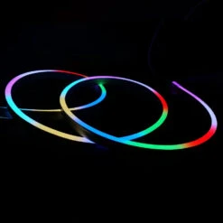 Addressable Digital Pixel RGB Neon Flex 24V 10x20mm IP68 Waterproof WS2811 -Atom Led extra long digital pixel rgb neon flex 1
