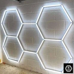 Hexagrid LED Hexagon Ultrabright 6500k LED Hex Lights - 8 Hex Grid System -Atom Led hexagridledlighting 3 6e81aa47 9503 4a69 a10f 0c2e5a8febd4