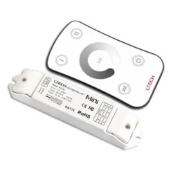 L Tech LED Mini RF DIM - M1/M3-3A Touch Remote Controller Dimmer Receiver For Single Colour LED Lighting Strip 12V 24V