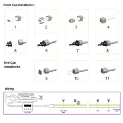 Addressable Digital Pixel RGB Neon Flex 24V 10x20mm IP68 Waterproof WS2811 -Atom Led ledneonflex24vip68waterproof