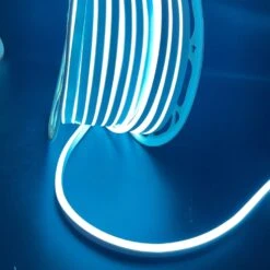 Ice Blue Neon Flex 220V 240V 8x16mm 120LEDs/m IP65 Waterproof With UK Plug -Atom Led ledneonflexiceblue220v240v 4 63e424b0 d643 4fd7 9433 dda259996b6e