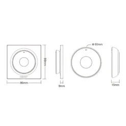K2 Mini Remote (2.4GHz) CCT Bulbs And Controllers -Atom Led miboxerk2 1