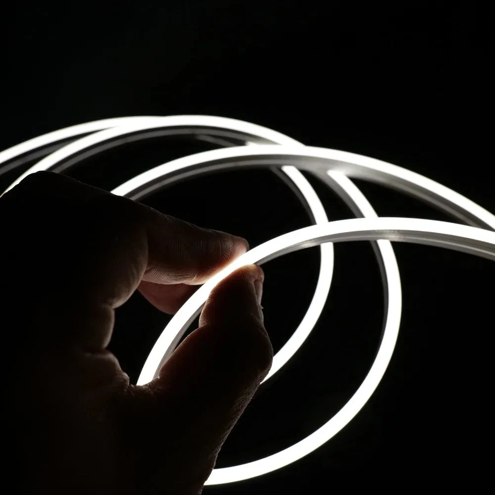 Mini Natural White Neon Flex 4000K 24V 4x10mm IP65 Waterproof 168LEDs/m 6 Mini Natural White Neon Flex 4000K 24V 4x10mm IP65 Waterproof 168LEDs/m - Image 4