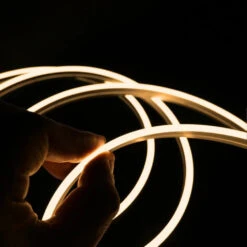 Mini Warm White Neon Flex 3000K 24V 4x10mm IP65 Waterproof 168 LEDs/m -Atom Led mini warm white 3000k neon flex 4x10mm 24v 7