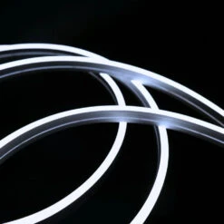 Mini Cool White Neon Flex 6000K 4x8mm IP65 Waterproof 168 LEDs/m -Atom Led minicoolwhiteneonflex6000k4x8mm24vfreecut