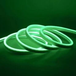 Mini Green LED Neon Flex 12V 6x12mm 120LED/m IP65 Waterproof 1cm Cut -Atom Led minigreenneonflex12v6x12mm1cmcut 1