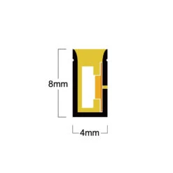 Mini Warm White Neon Flex 2700K 4x8mm IP65 Waterproof 168 LEDs/m -Atom Led miniledneonflexwarmwhite3000K4x8mm24V 4 ea879757 9d00 40d9 99bb fe19def7d03c