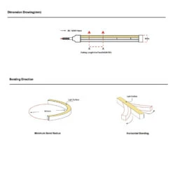 Mini Natural White Neon Flex 4000K 4x8mm IP65 Waterproof 168 LEDs/m -Atom Led miniledneonflexwarmwhite3000K4x8mm24V 5 4d29d4a4 c017 4939 b2a7 c727ec202478