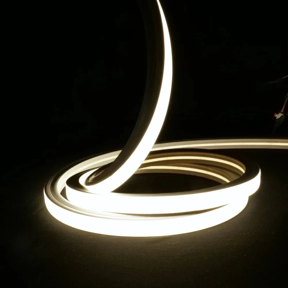 Natural White Neon Flex 4000K 48V 16x16mm Top Bend IP67 Waterproof 50m - Image 3