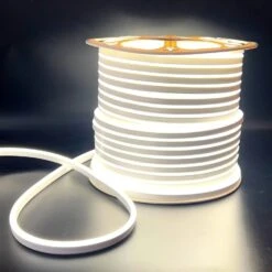 Natural White Neon Flex 220V 240V 8x16mm 120LEDs/m 4000K IP65 Waterproof With UK Plug -Atom Led naturalwhiteledneonflex220v240v 1