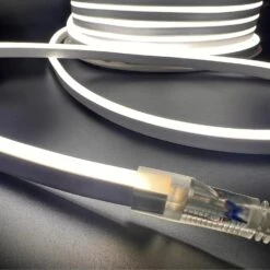 Natural White Neon Flex 220V 240V 8x16mm 120LEDs/m 4000K IP65 Waterproof With UK Plug -Atom Led naturalwhiteledneonflex220v240v 7