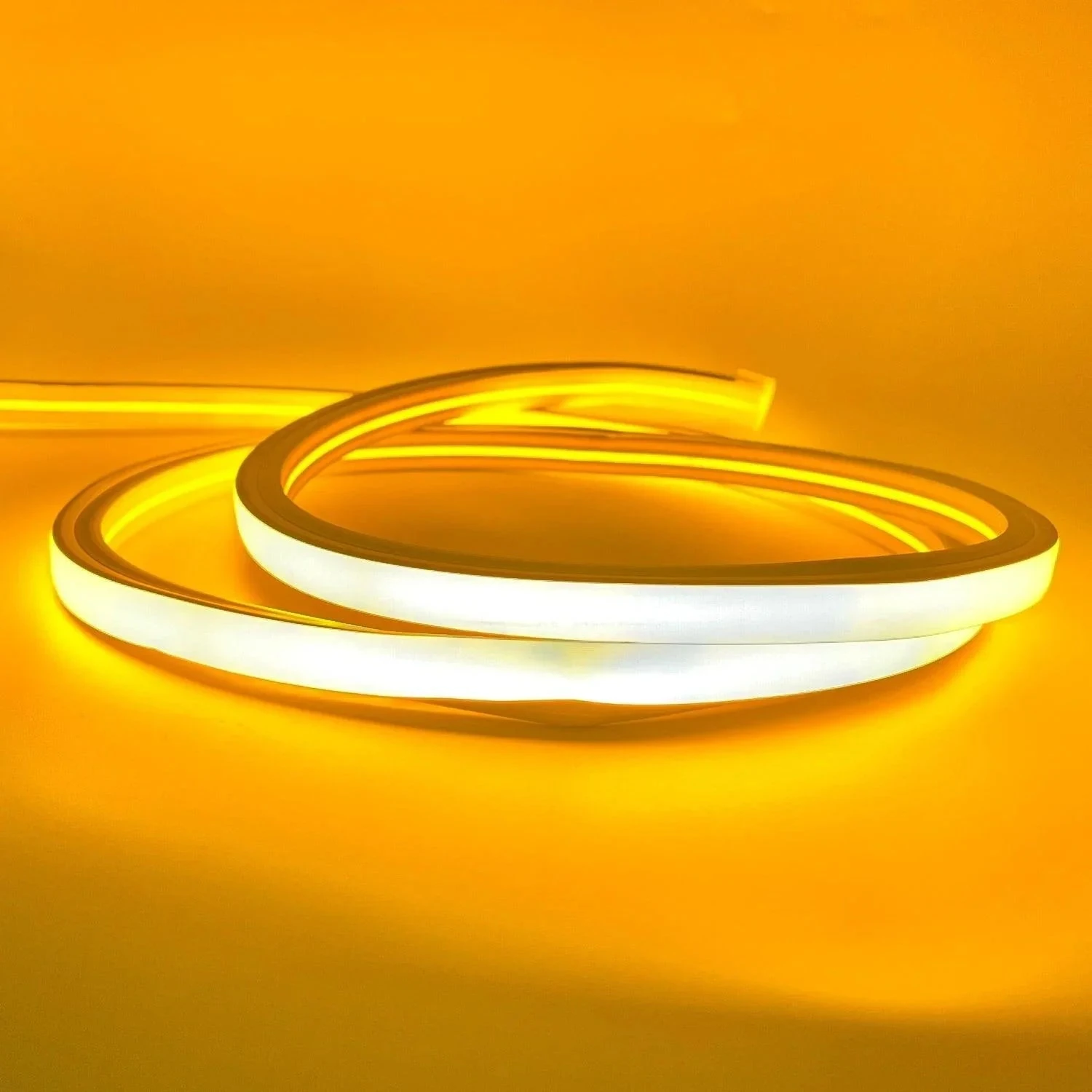 Yellow LED Neon Flex 220V 240V Top Bending 20cm Cutting IP65 With UK Plug 4 Yellow LED Neon Flex 220V 240V Top Bending 20cm Cutting IP65 With UK Plug - Image 2