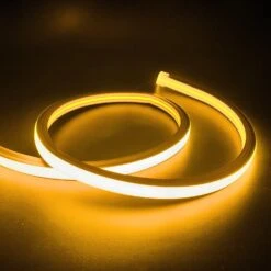 Orange LED Neon Flex 220V 240V Top Bending 20cm Cutting IP65 With UK Plug -Atom Led orangeneonflex16x16nmtopbending220v 2