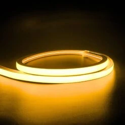 Orange LED Neon Flex 220V 240V Top Bending 20cm Cutting IP65 With UK Plug