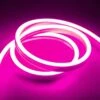 Pink LED Neon Flex DC 12V IP65 Waterproof 8x16mm 120 LEDs/M -Atom Led pink neon flex 12v 8x16mm