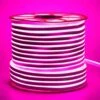 Pink LED Neon Flex 220V 240V 8x16mm 120LEDs/m IP65 Waterproof With UK Plug