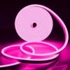 Pink Neon Flex 12V 6x12mm 120LEDs/m IP65 Waterproof 2.5cm Cut Kit -Atom Led pinkneonflex6x12mm12v