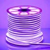 Purple Neon Flex 220V 240V 8x16mm 120LEDs/m IP65 Waterproof With UK Plug -Atom Led purpleneonflex220v8x16mm 3