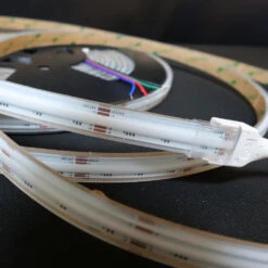 RGB COB LED Strip 24V IP67 Waterproof 840 LEDs/m 5cm Cut -Atom Led rgbcobstrip24VIP68waterproof