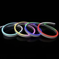 RGB Neon Flex 10x20mm 48V 10x20mm IP68 Waterproof 30m Run -Atom Led rgbneonflexip68 1