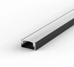 LED Strip Aluminium Profile Channel Milky Cover Cabinet Aluminium Black -Atom Led s l1600 075d28ff c652 40fb 993f 48dbb13b7511