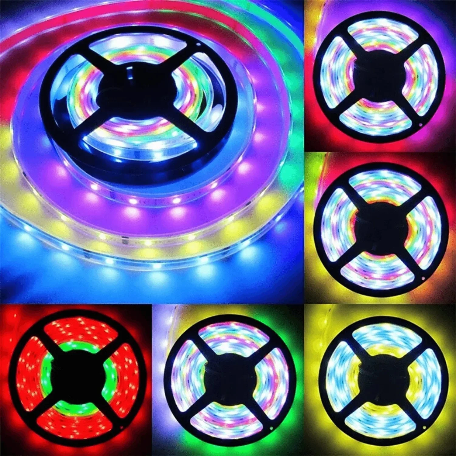 Digital Pixel RGB LED Strip 12V WS2811 Addressable 5050 60LED/m IP20 5 Metre 8 Digital Pixel RGB LED Strip 12V WS2811 Addressable 5050 60LED/m IP20 5 Metre - Image 6