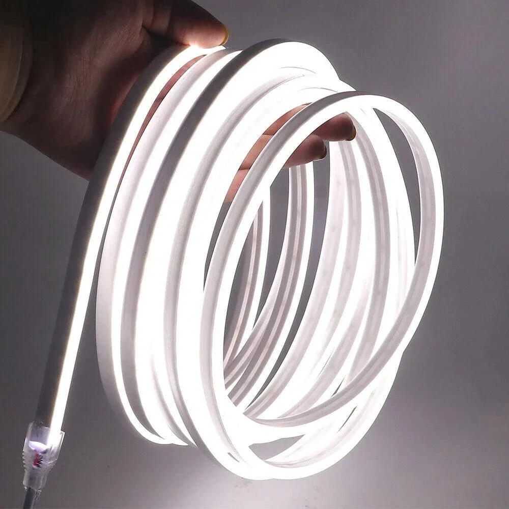 Mini Cool White Neon Flex 12V 6x12mm 120LEDs/m IP65 Waterproof 2.5cm Cut Kit 7 Mini Cool White Neon Flex 12V 6x12mm 120LEDs/m IP65 Waterproof 2.5cm Cut Kit - Image 5