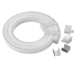 Silicone LED Neon Flex Diffuser Body For LED Strip 16x16mm