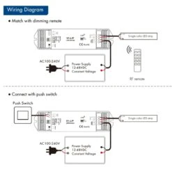 Skydance Single Colour 1CH*15A 12-48VDC CV Controller, Push-Dim V1-L/P With R6-1 Remote 11 Skydance Single Colour 1CH*15A 12-48VDC CV Controller, Push-Dim V1-L/P With R6-1 Remote -Atom Led skydance1CH15A12 48VDCCVController Push DimV1 LP 2