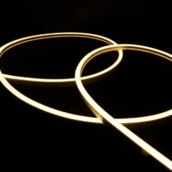 Warm White Neon Flex 24V 8x16mm 120LEDs/m IP65 Waterproof 5cm Cut -Atom Led warm white neon flex 24v 8x16mm 120ledsm ip65 waterproof 5cm cut 347155