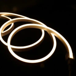 Warm White Neon Flex 2800K 24V 10x20mm IP67 Waterproof 20m -Atom Led warm white neon flex 2800k 24v 10x20mm ip67 waterproof 125cm cut 155420