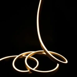 Warm White Neon Flex 2800K 24V 10x20mm IP67 Waterproof 20m -Atom Led warm white neon flex 2800k 24v 10x20mm ip67 waterproof 125cm cut 378603