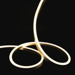 Warm White Neon Flex 2800K 24V 10x20mm IP67 Waterproof 20m -Atom Led warm white neon flex 2800k 24v 10x20mm ip67 waterproof 125cm cut 555197