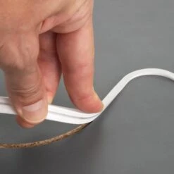 Mini Warm White Neon Flex 3000K 24V 4x10mm IP65 Waterproof 168 LEDs/m -Atom Led warmwhiteledneonflexminislimhorizontalbending4x10mm24v 2