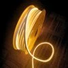 Mini Warm White Neon Flex 12V 6x12mm 120LEDs/m IP65 50 Metre Roll -Atom Led warmwhiteneonflex6x12mm12v