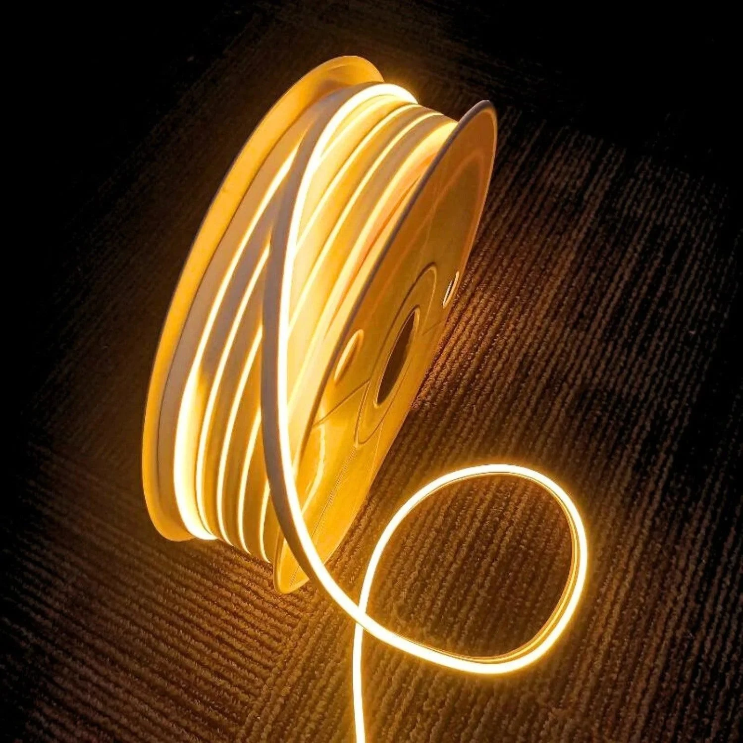 Mini Warm White Neon Flex 12V 6x12mm 120LEDs/m IP65 50 Metre Roll 3 Mini Warm White Neon Flex 12V 6x12mm 120LEDs/m IP65 50 Metre Roll